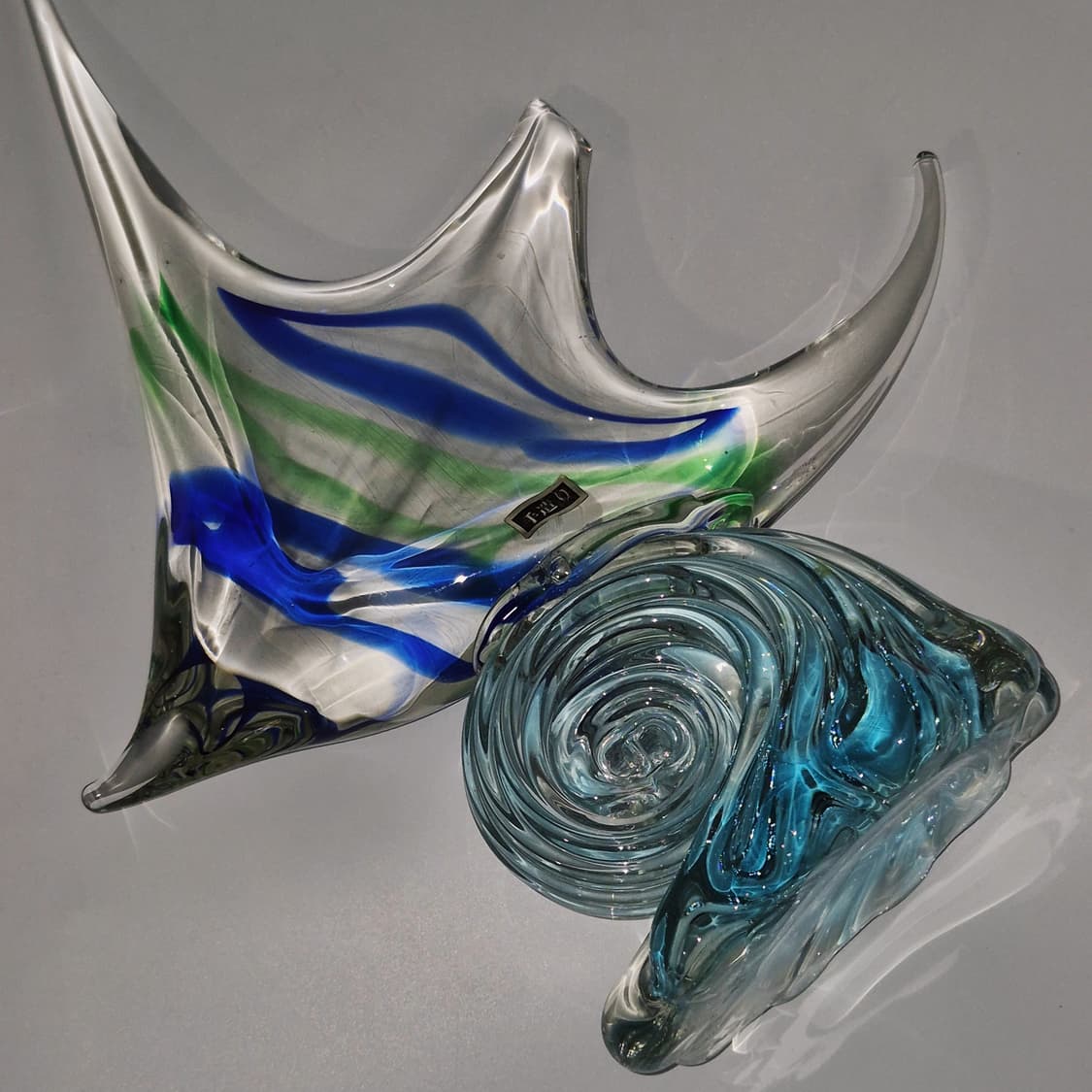 70s 멀티글라스 엔젤피쉬 특대형 오브제 상품이미지9