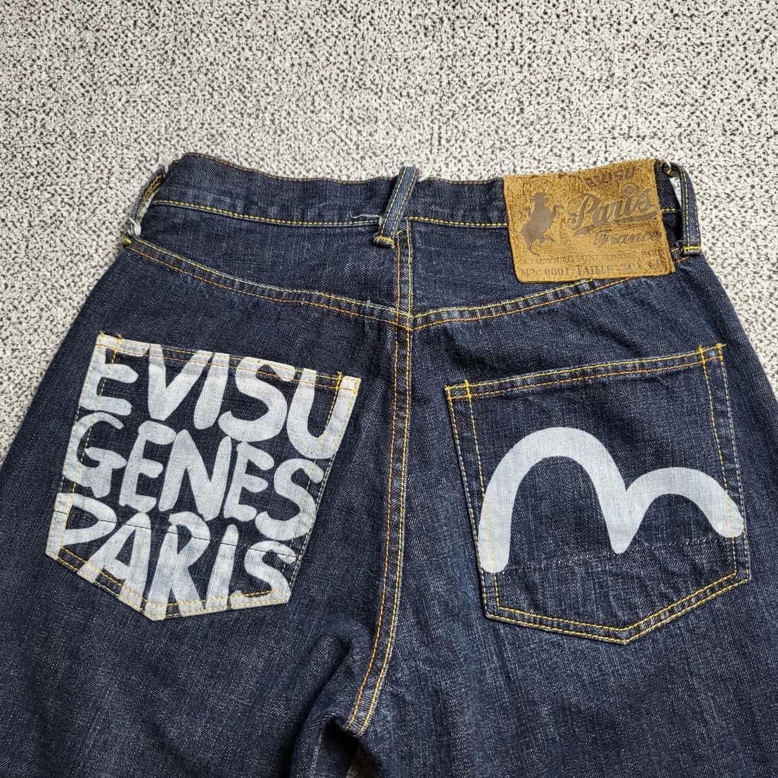 에비수 페인팅 셀비지 데님 30 상품이미지1