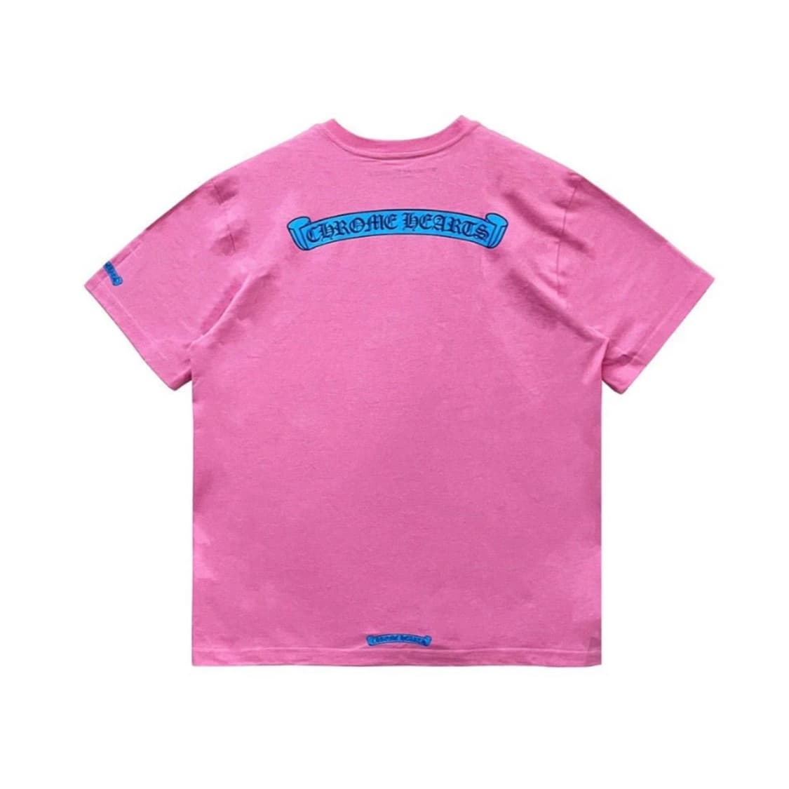 크롬하츠 댓그룹 스크롤 핑크 티셔츠 상품이미지4