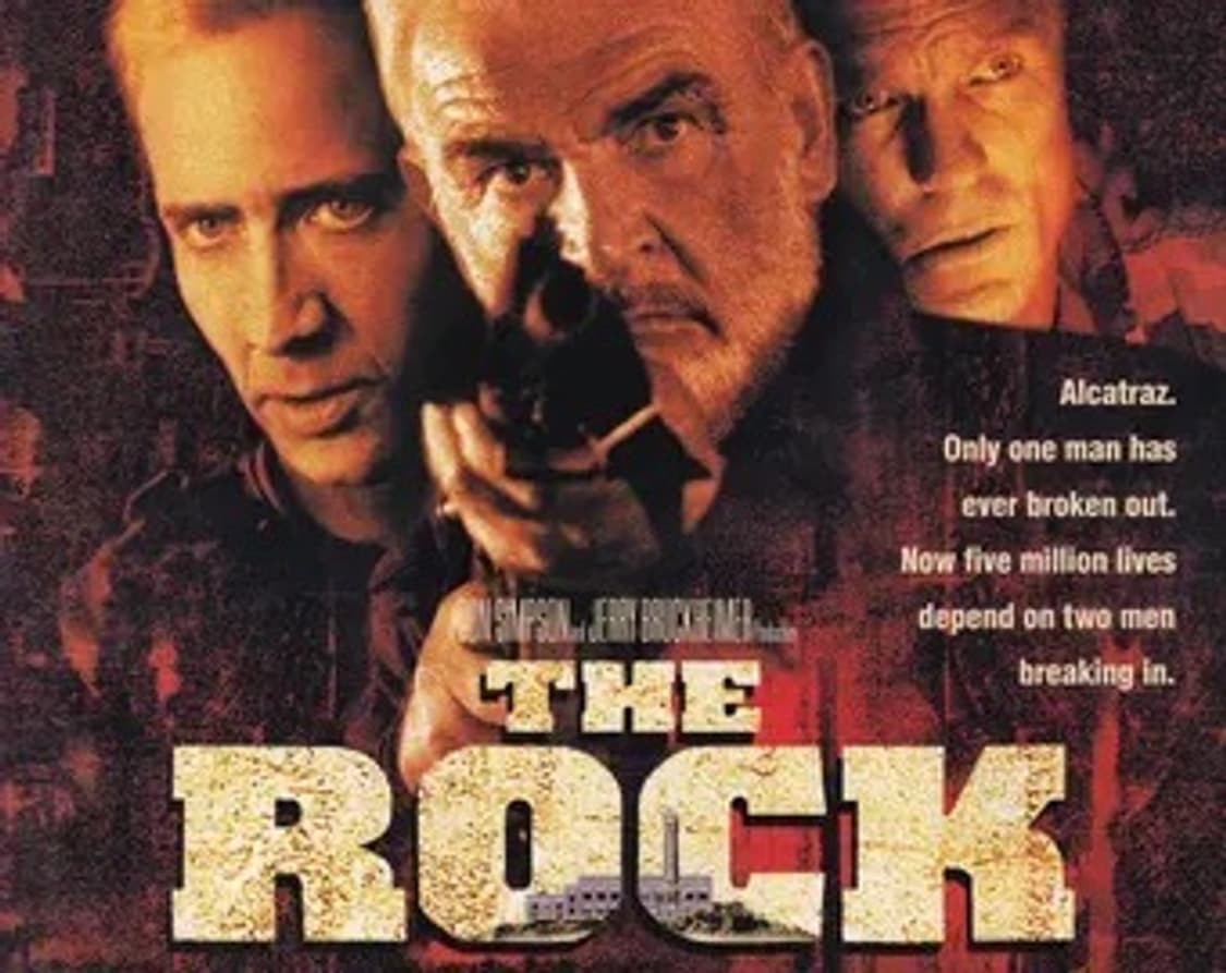 빈티지 90s 영화 더록 THE ROCK 프로모션 스웻셔츠 맨투맨 XL 상품이미지6