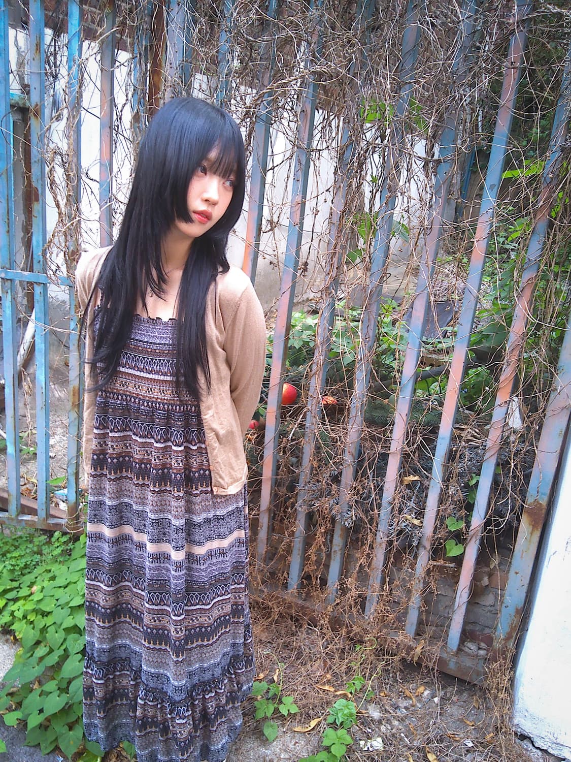 Brown Line Button Cardigan 상품이미지8