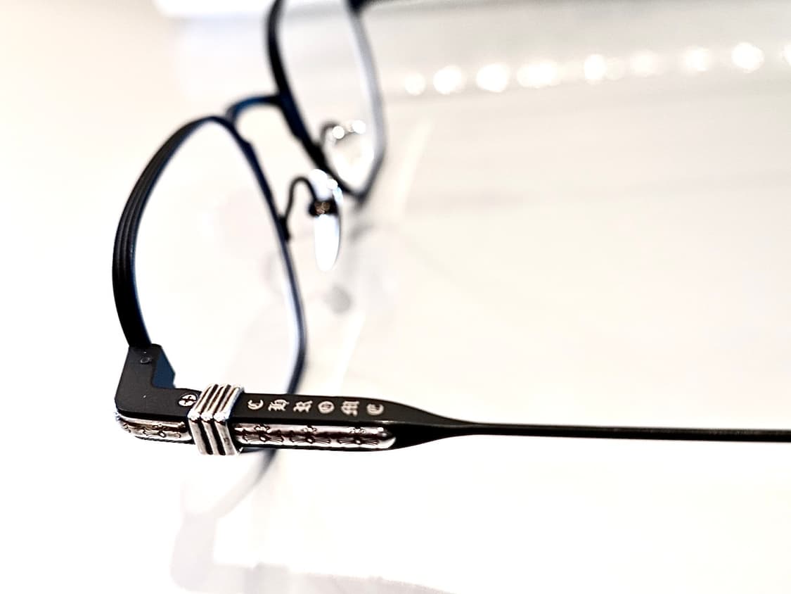 크롬하츠 바질릭토리안 매트블랙/실버 안경 상품이미지5