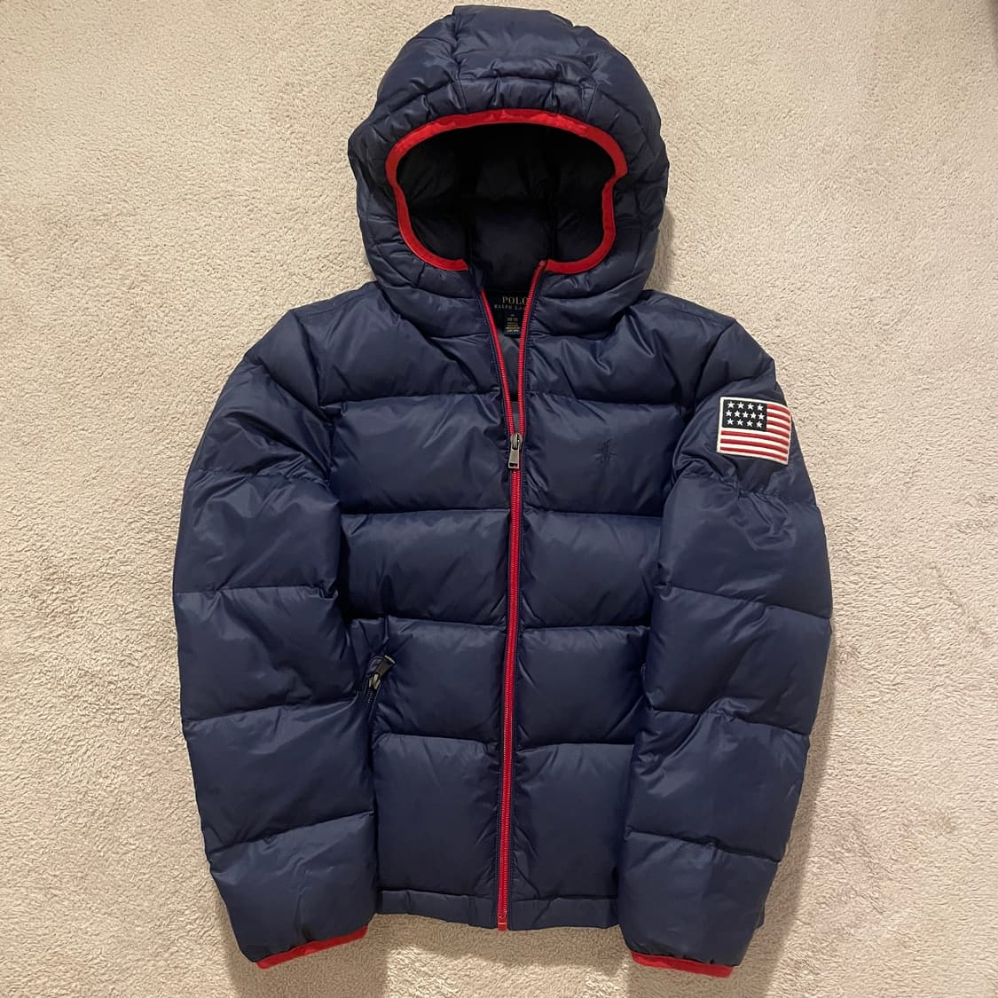 폴로 랄프로렌 성조기 경량패딩 (다른 사이즈) 상품이미지2
