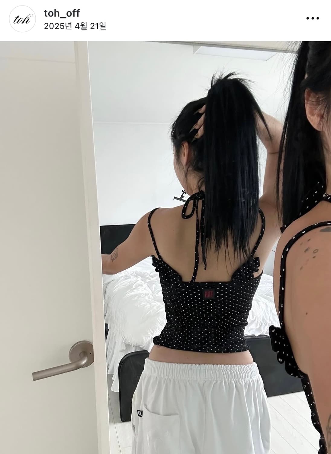 Toh 티오에이치 Bheart sleeveless 비하트 슬리브리스 상품이미지4