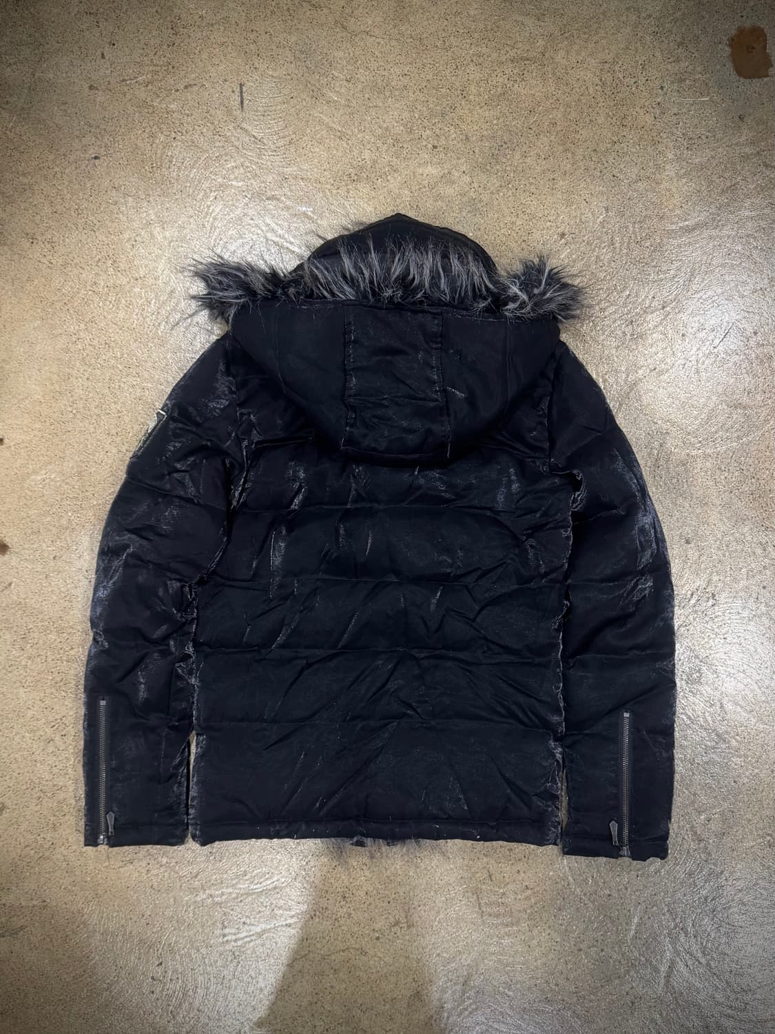 MIDAS Down Jacket Double Zip Glossy Blac 상품이미지6