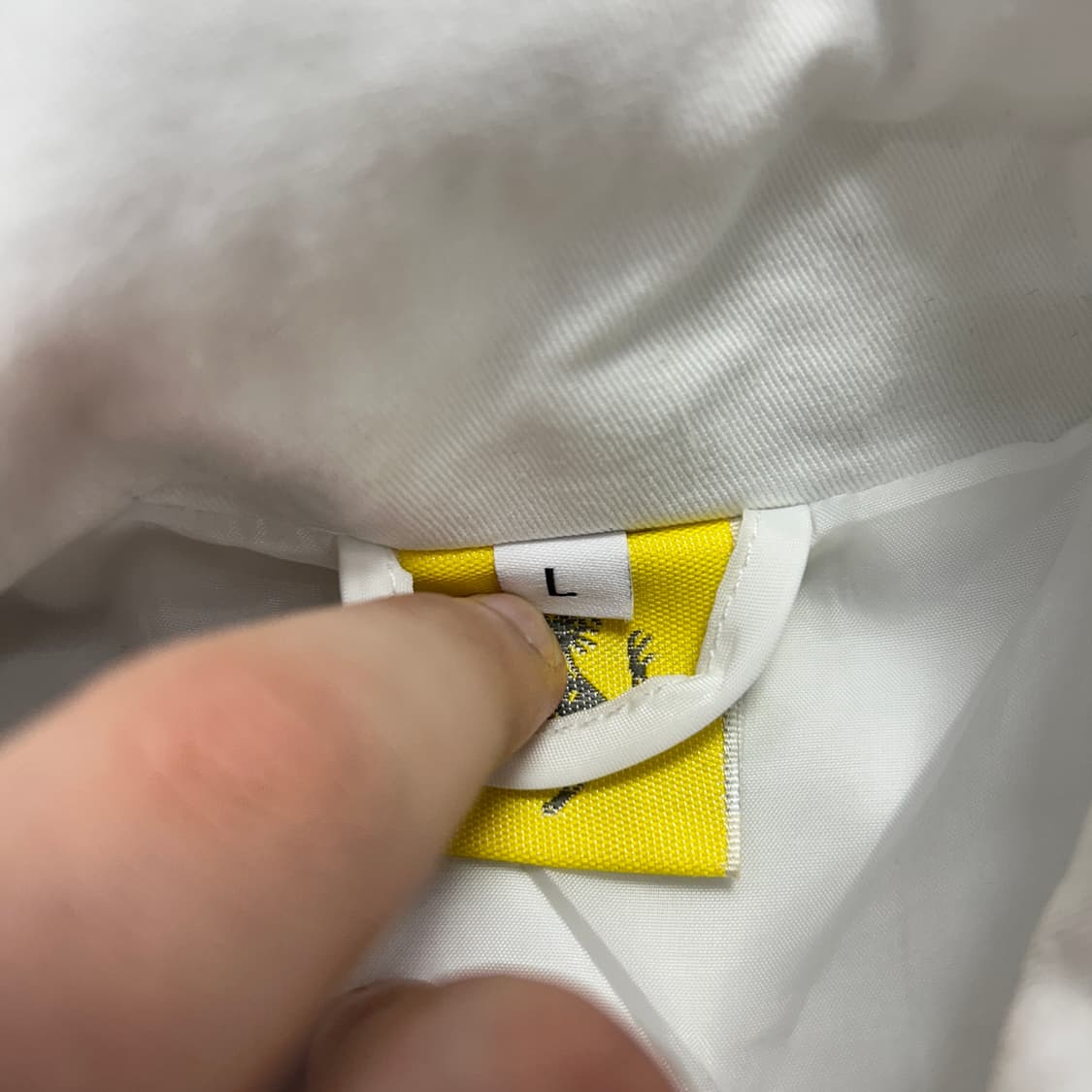 페라리 화이트 코튼 레이싱자켓(L) 상품이미지3