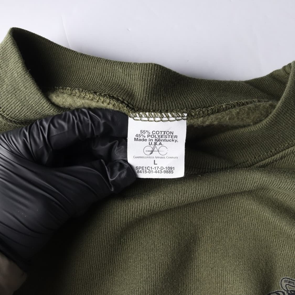 빈티지 USMC 미해병대 로고 스웻셔츠 L 상품이미지5