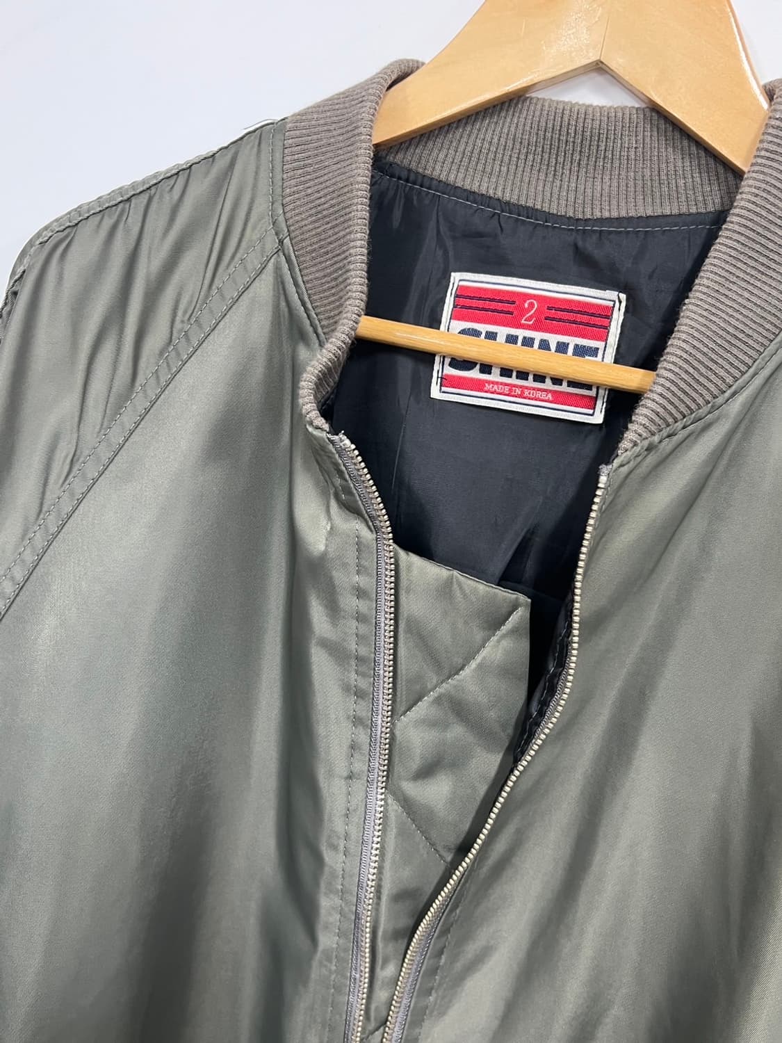 샤인 빈티지 빅사이즈 항공자켓 상품이미지4