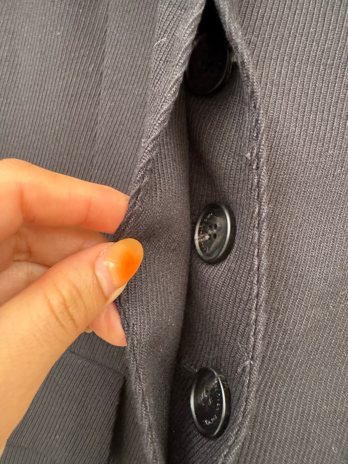 ORR 오르 테일러카라 헤링본 울 클래식 블랙 블레이저 자켓 S 새상품 상품이미지2