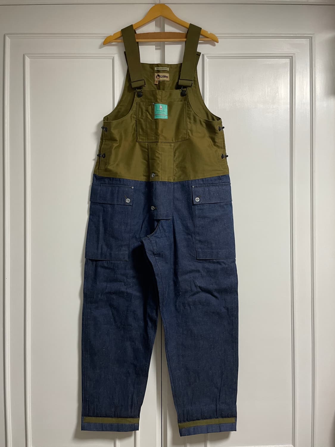 Nigel Cabourn LYBRO Naval Dungaree Split 상품이미지1