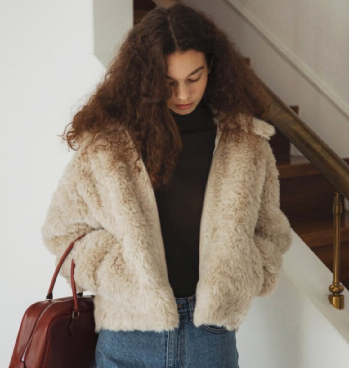 샵오눅(Shoponuk) 시시아사우르스 퍼자켓 프리사이즈 새상품 상품이미지3