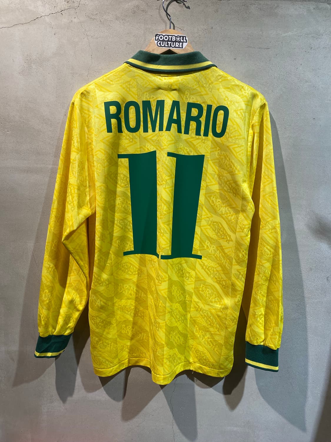 91-93 브라질 국가대표 호마리우 홈 긴팔 유니폼 상품이미지6