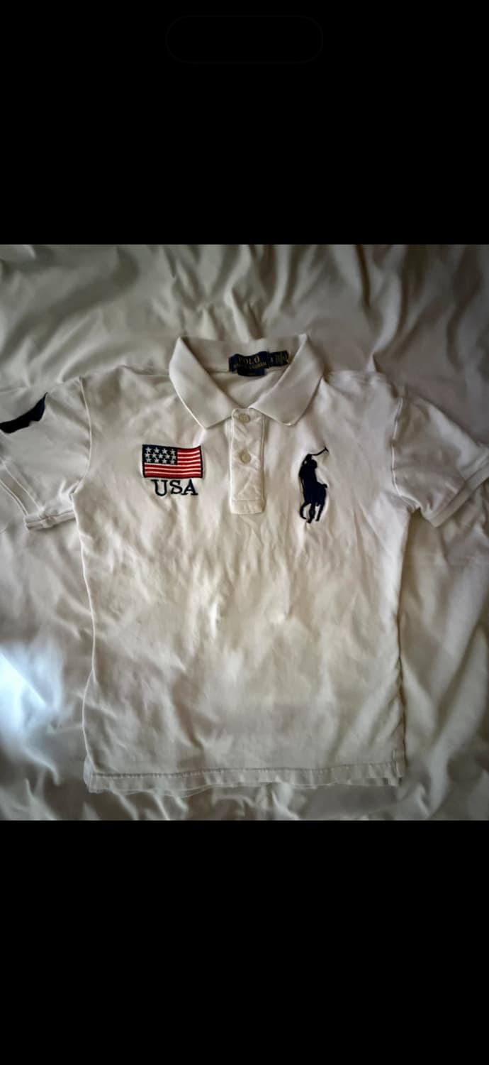 폴로 랄프로렌 빅포니 성조기 카라티 상품이미지1