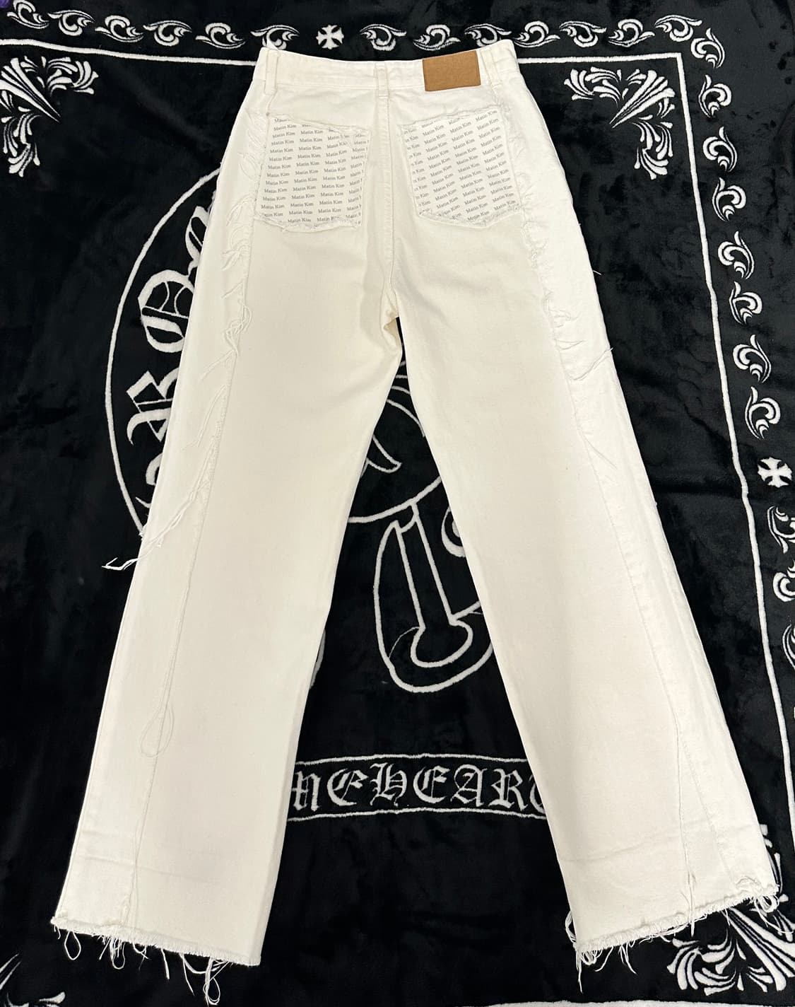 마땡킴 커브스 디테일 팬츠 s 상품이미지2