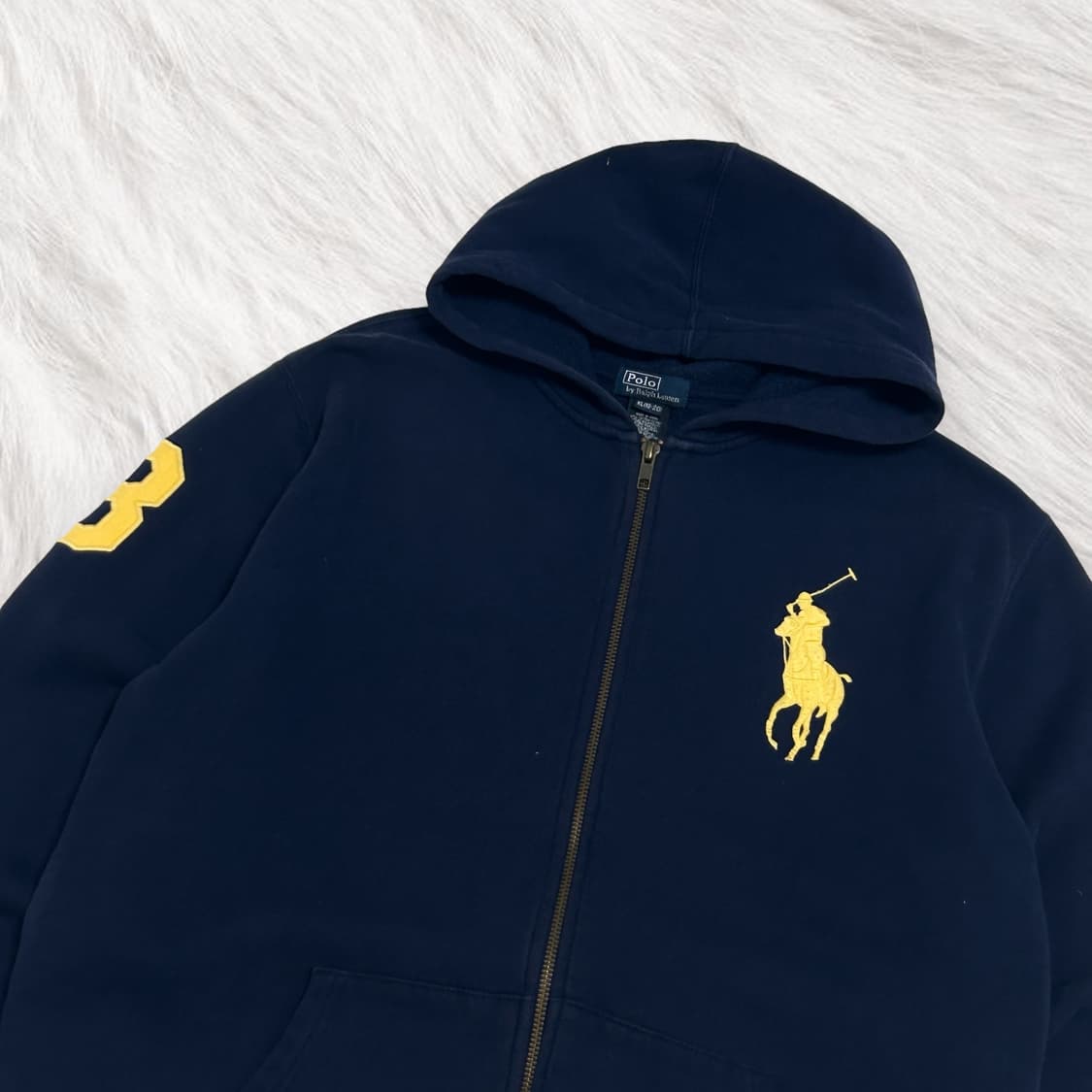 폴로 빅포니 네이비 후드집업 상품이미지5