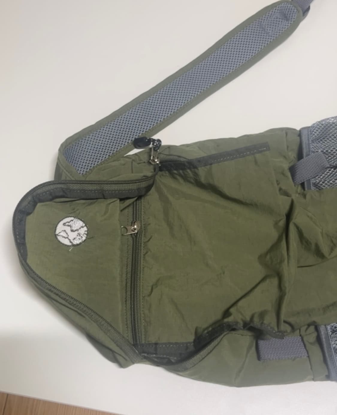 어스지구 earthjigu LIGHT BACKPACK KHAKI 상품이미지3