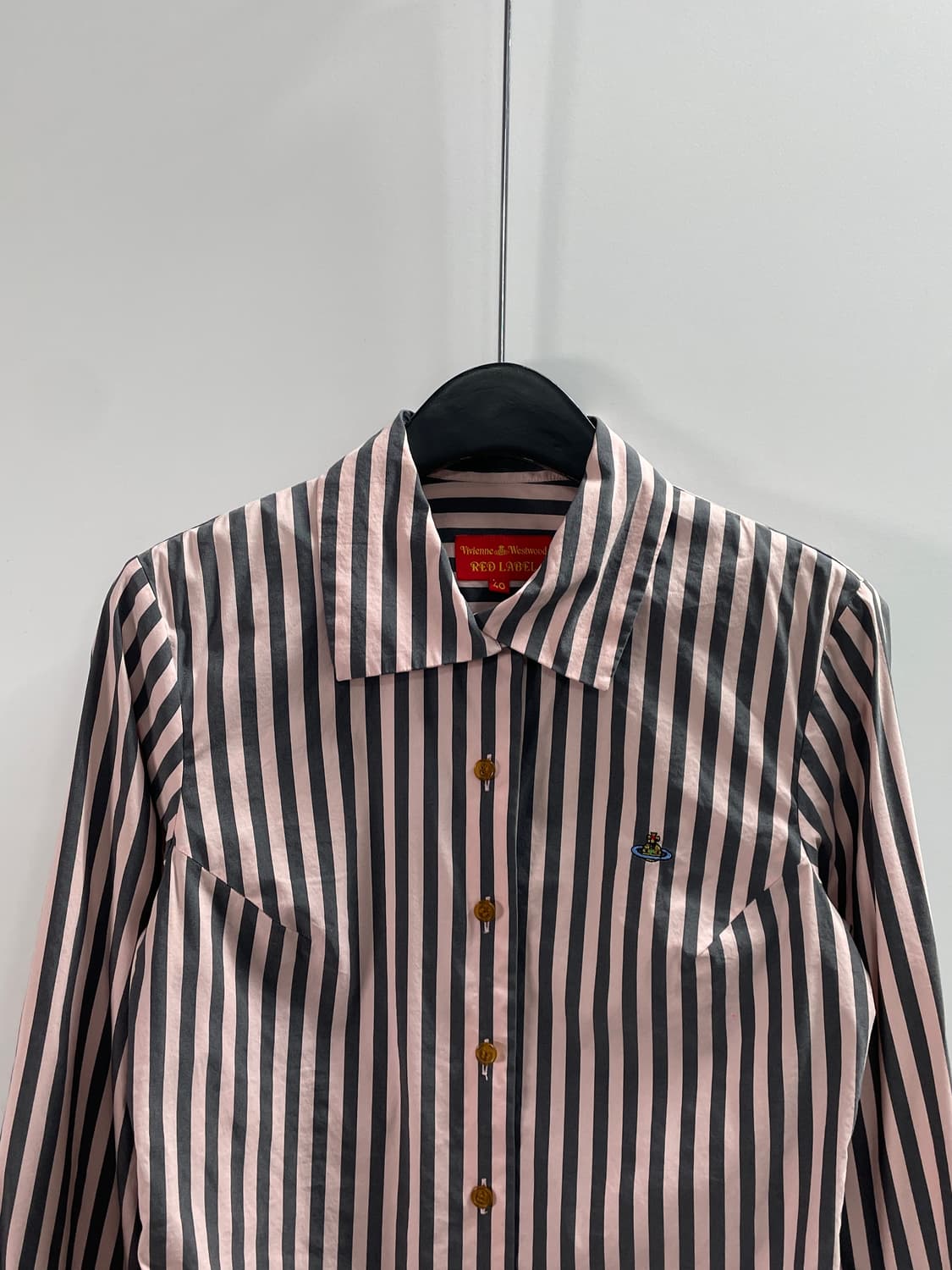 비비안웨스트우드 스트라이프 긴팔 셔츠 (on.256) 상품이미지2