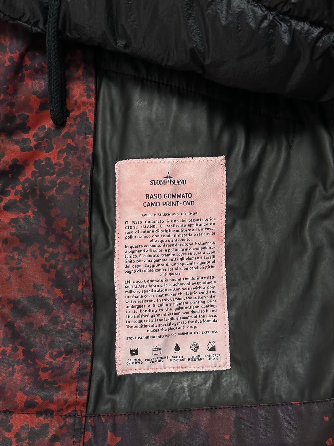 스톤아일랜드 라소고마토 카모 ovd 점퍼 L(105) 국내판 상품이미지2