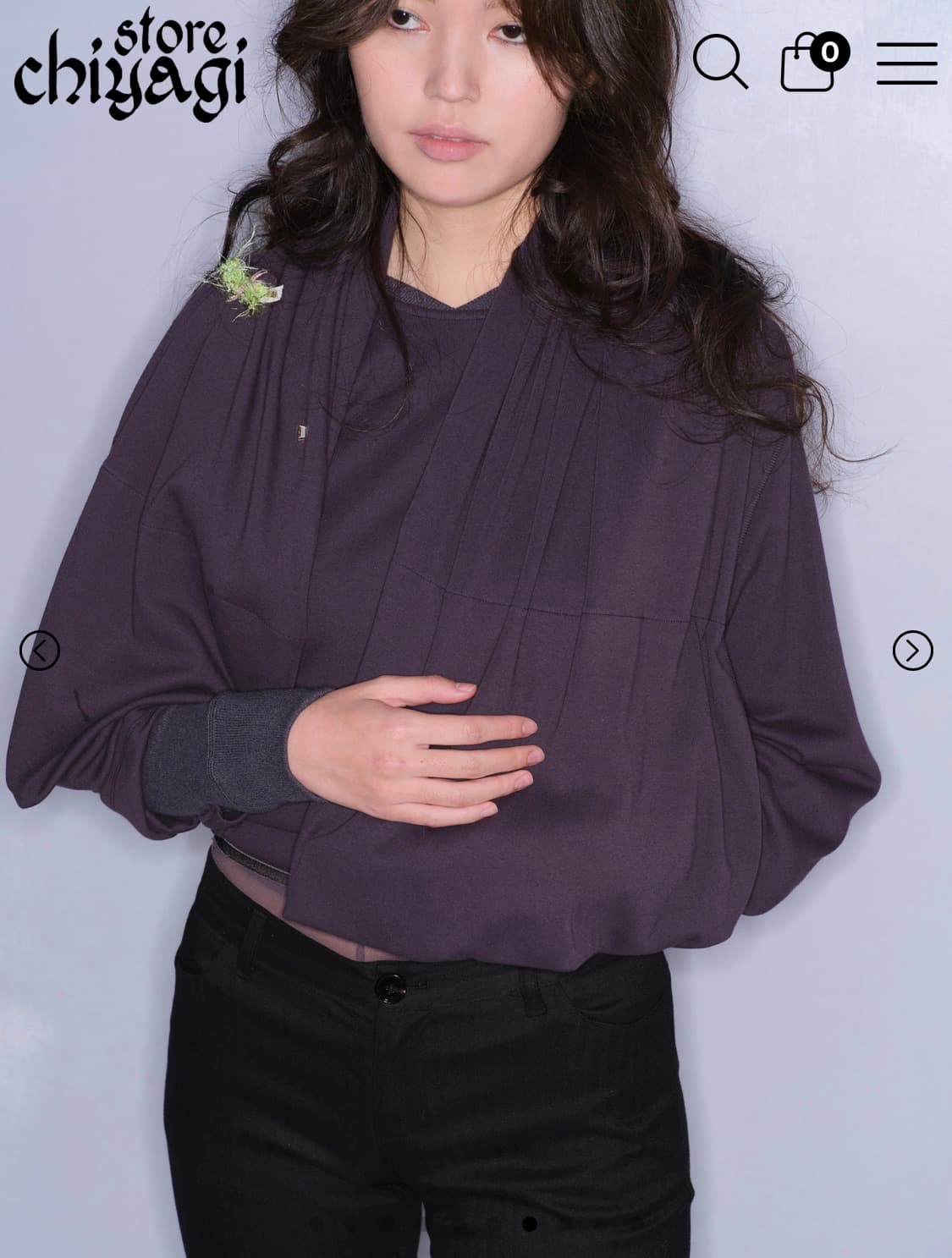 키야기 I Balloon You Top - plum 상품이미지6