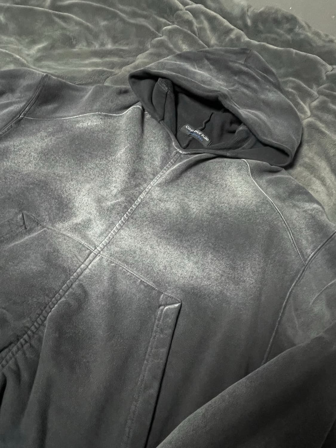 코스트퍼킬로 셔링후드 Size(M) 챠콜 상품이미지3