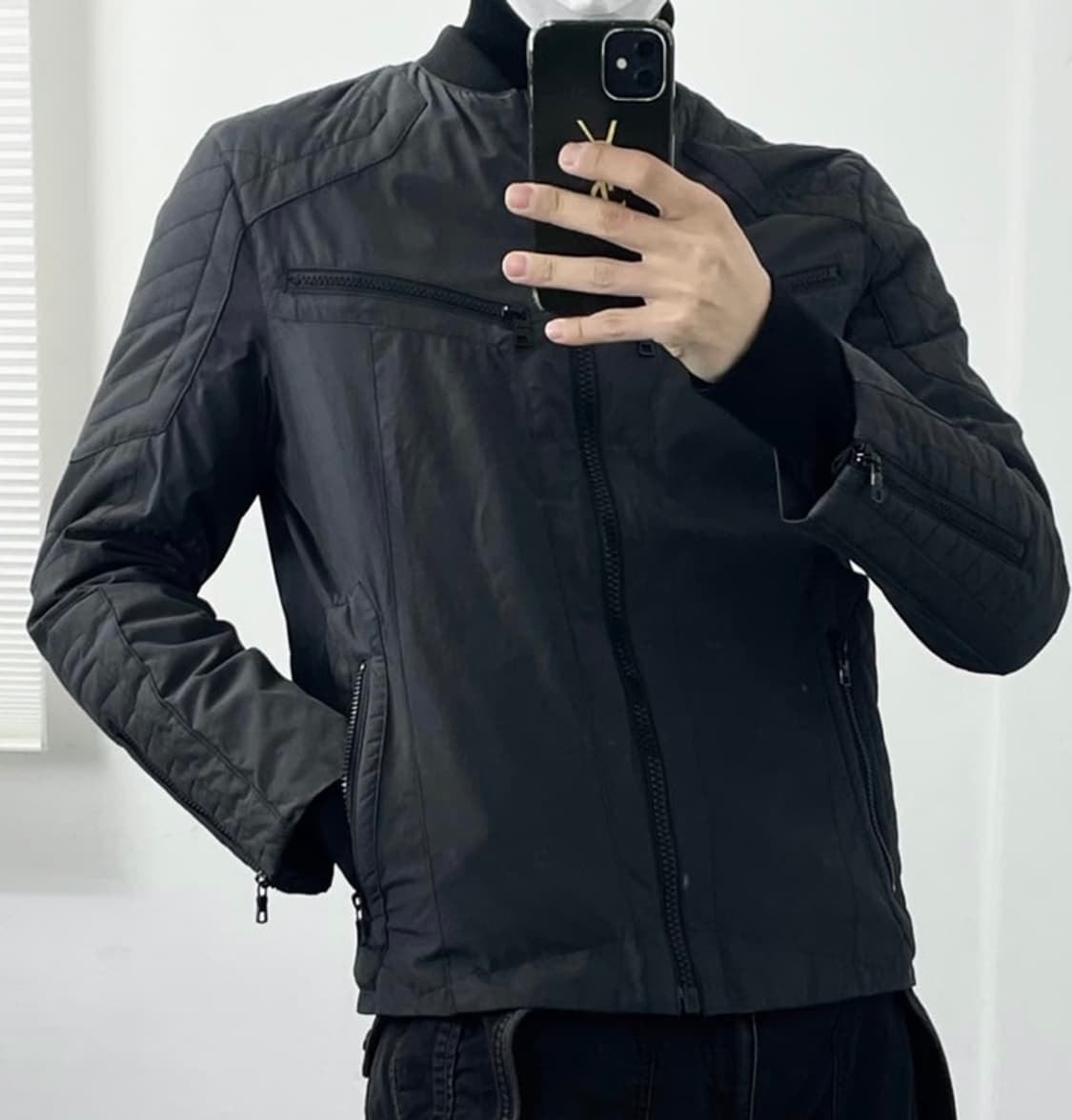 아르마니 익스체인지 나일론 바이커 자켓 상품이미지1