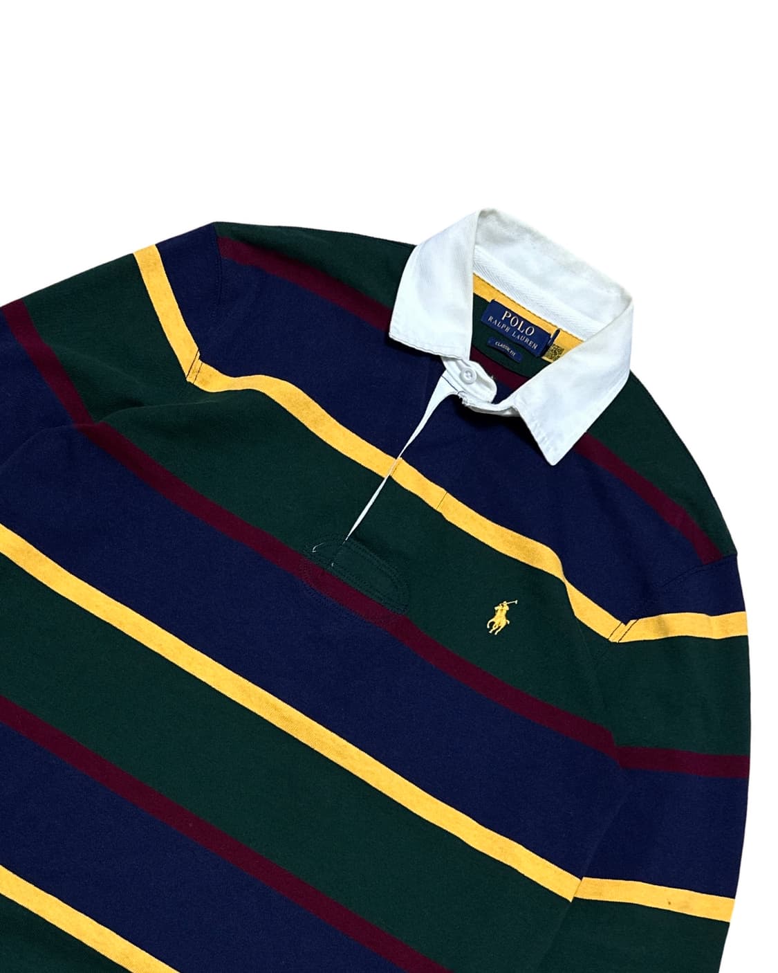 폴로 qr택 신형 스트라이프 럭비티 상품이미지3