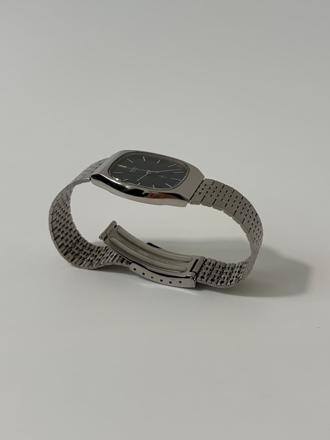 80s metalic blue dial square quartz 상품이미지8
