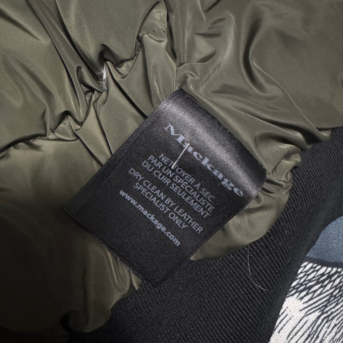 정품) 맥케이지 덕다운 패딩점퍼 36 사이즈 (남성 90-95) 상품이미지6