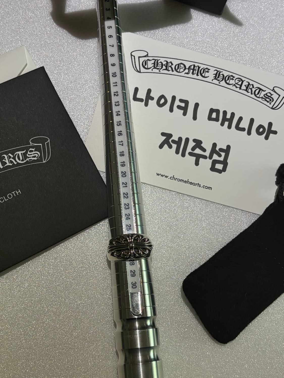 [US11.5] 크롬하츠 플로랄 크로스링 상품이미지2