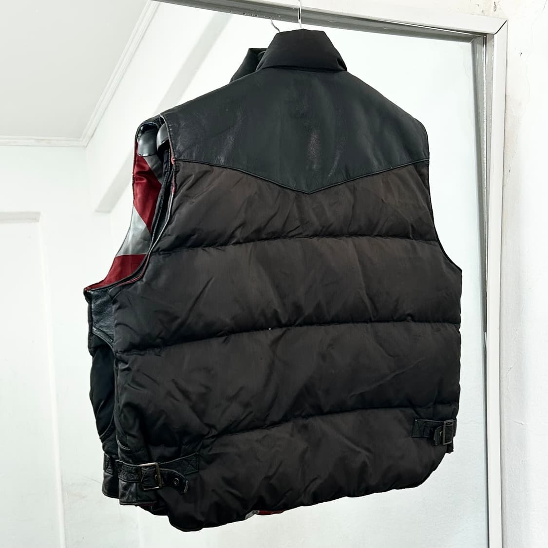 미치코 코시노 런던 소가죽 크롭 패딩 조끼 상품이미지5