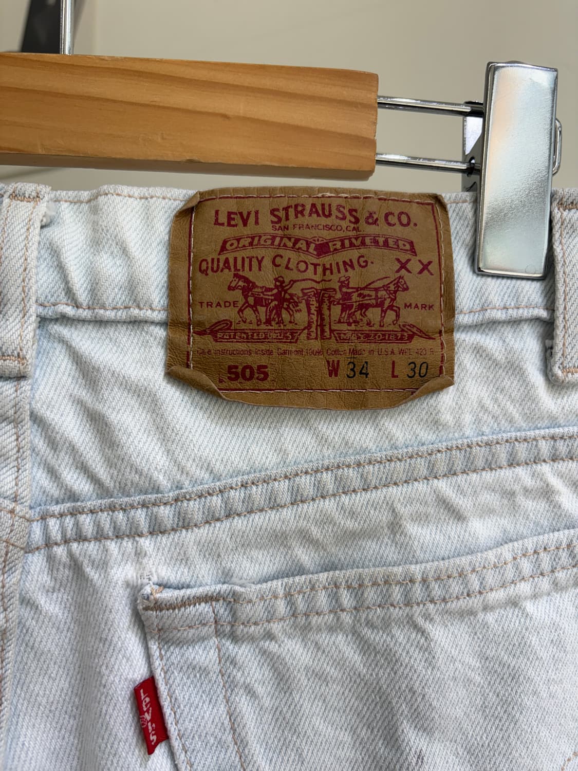 90's LEVIS 505 (Made in USA) 데님팬츠 상품이미지6
