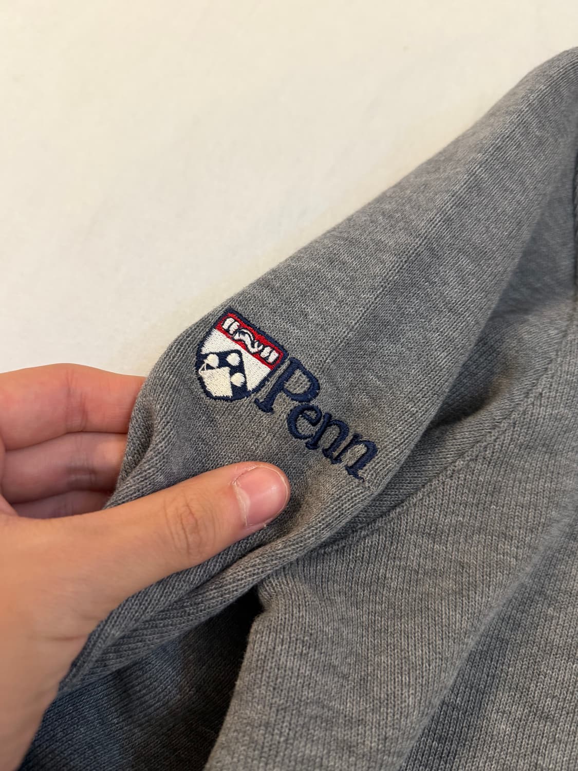 폴로 랄프로렌 반집업 코튼 니트 그레이 상품이미지3