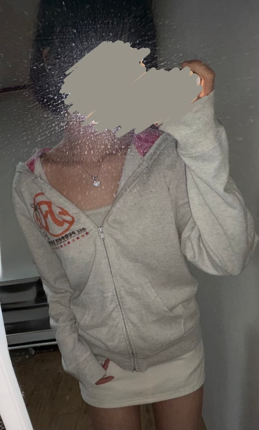 고전 빈티지 범용토끼 후드집업 / 헤이세이 히메갸루 라떼갸루 리즈리사  상품이미지5