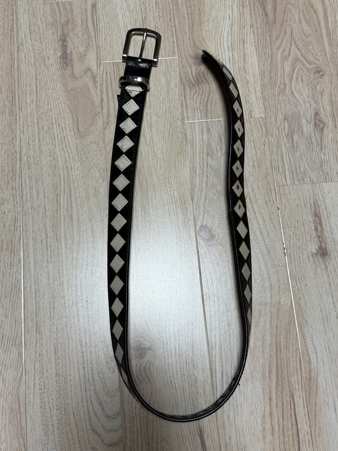 스투시 아가일 벨트 S/M 상품이미지3