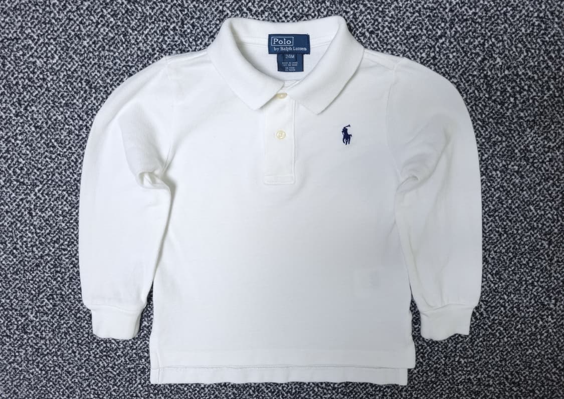 [무료배송][24M]폴로 키즈 피케 긴팔티 카라티 상품이미지1