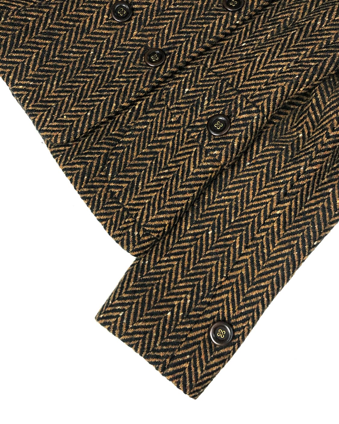 MOSCHINO 더블버튼 헤링본 반코트 (카라 탈부착 가능) 상품이미지9