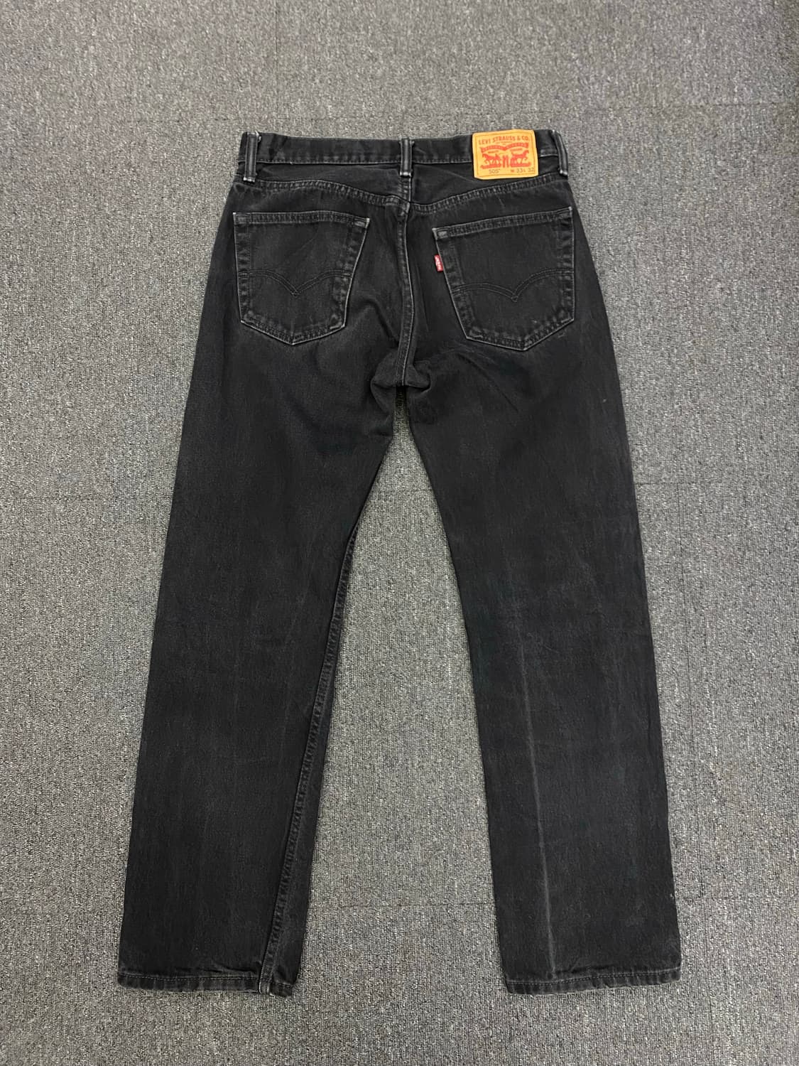 Levis 리바이스 505 흑청 데님팬츠 상품이미지6