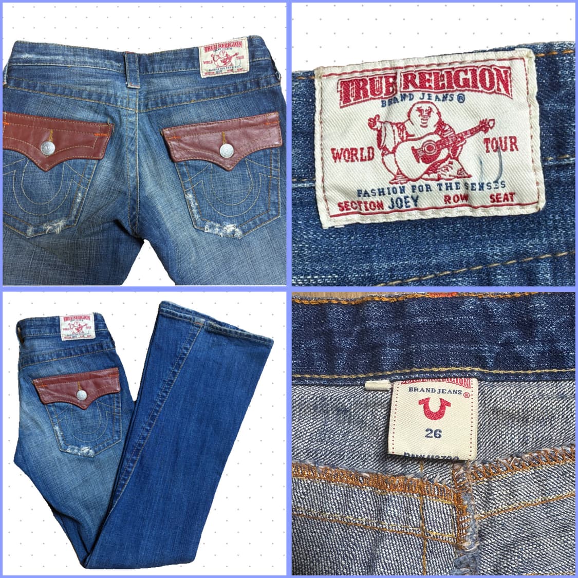 [26] 트루릴리젼 조이 부츠컷 청바지 상품이미지3