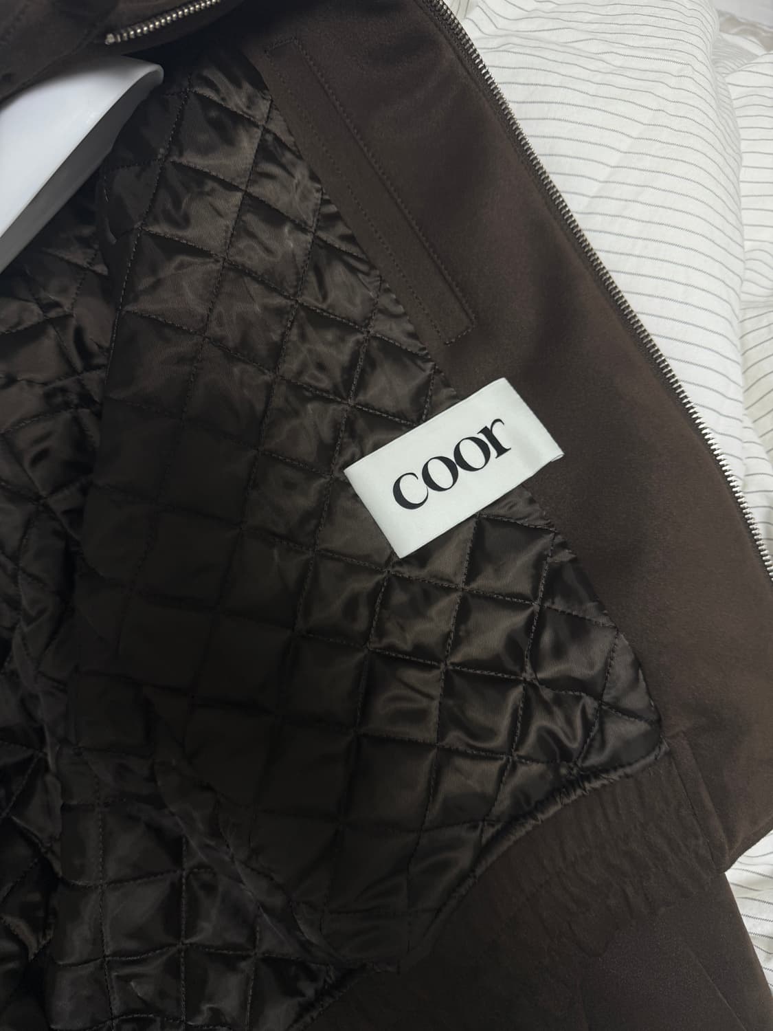 쿠어 페이크 스웨이드 스윙 탑 자켓 상품이미지3