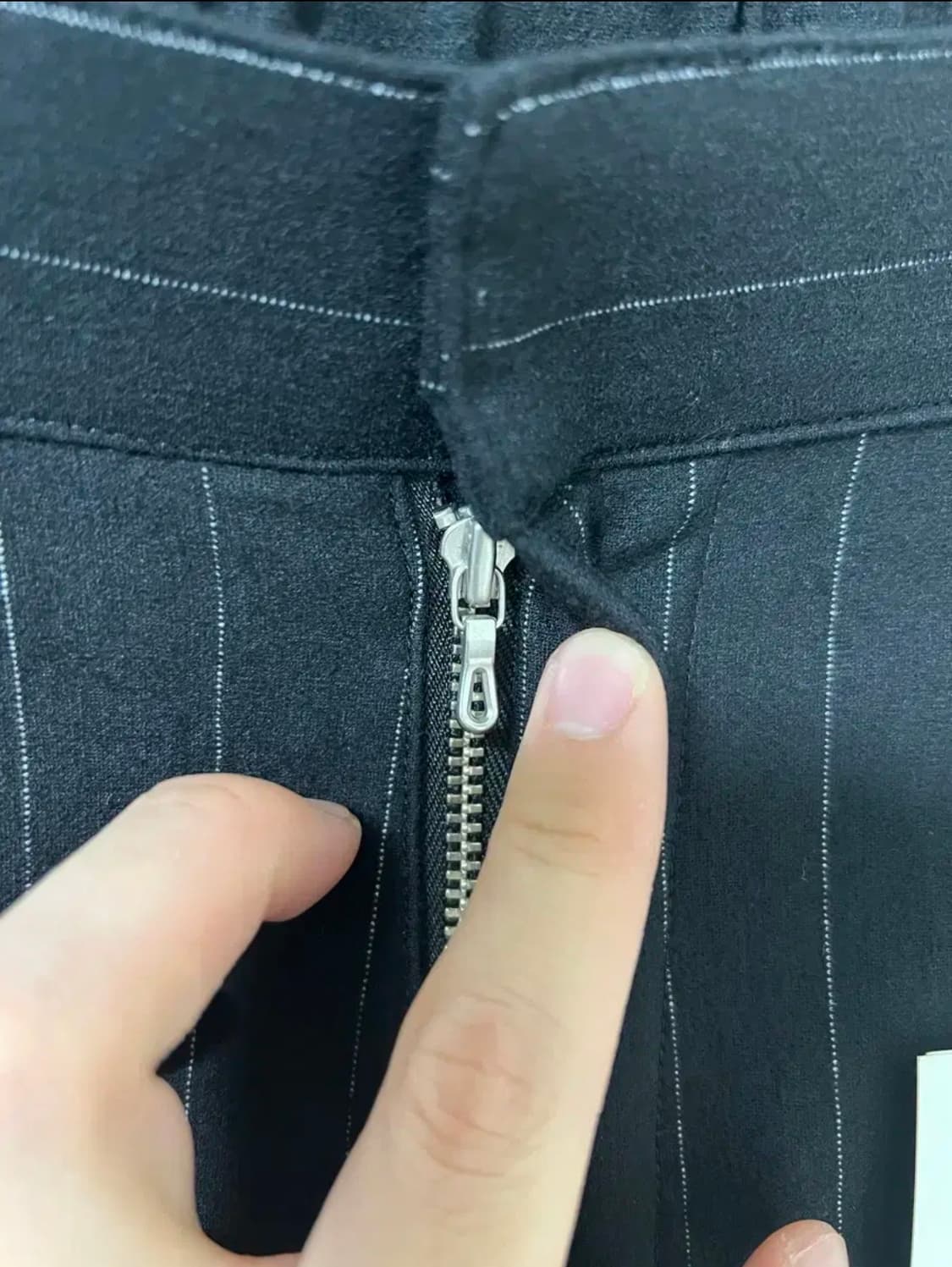 카네마사필 울 스트라이프 팬츠 상품이미지3