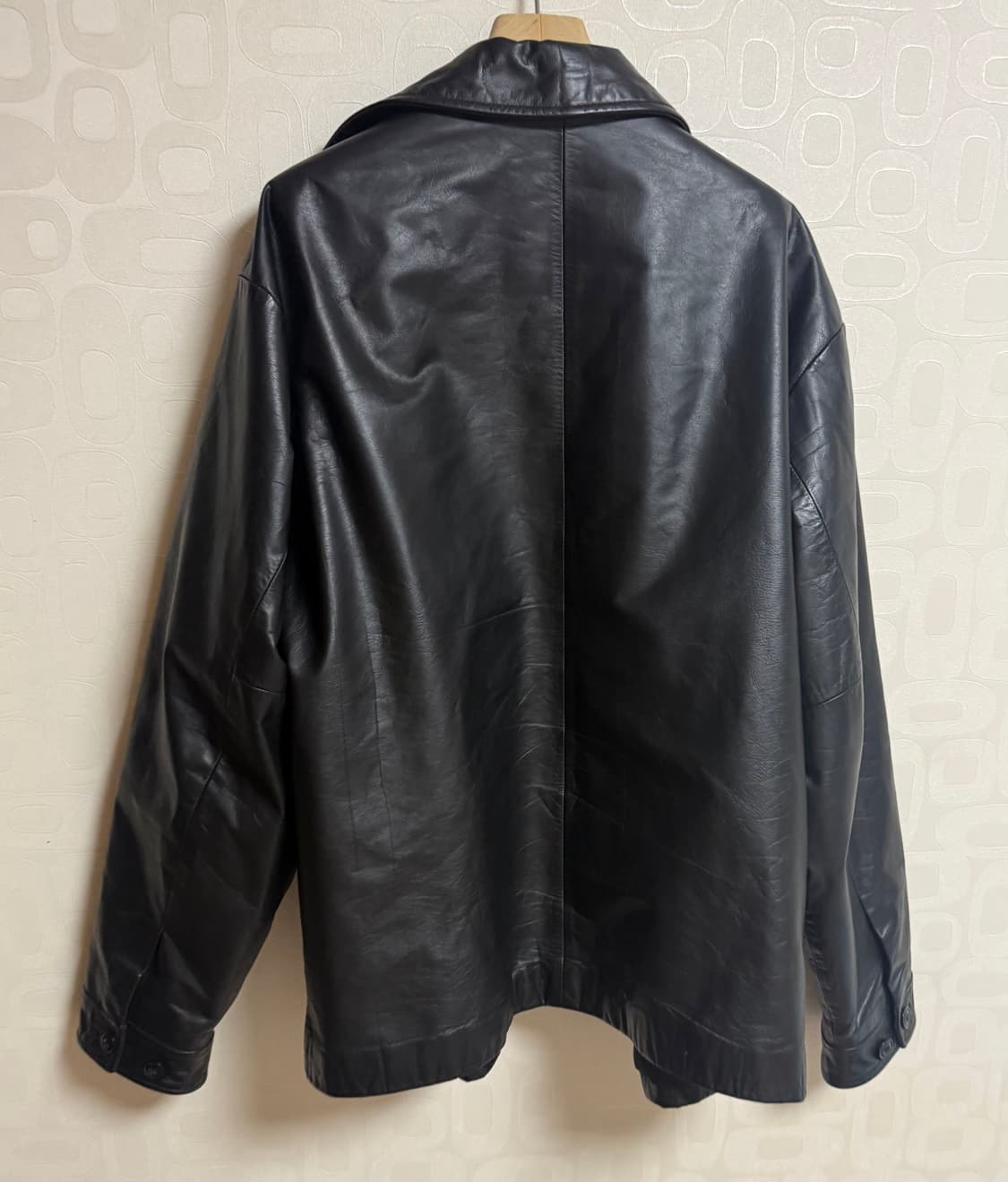 [XL] 빈티지 올드 갭 레더 자켓 블랙 상품이미지4