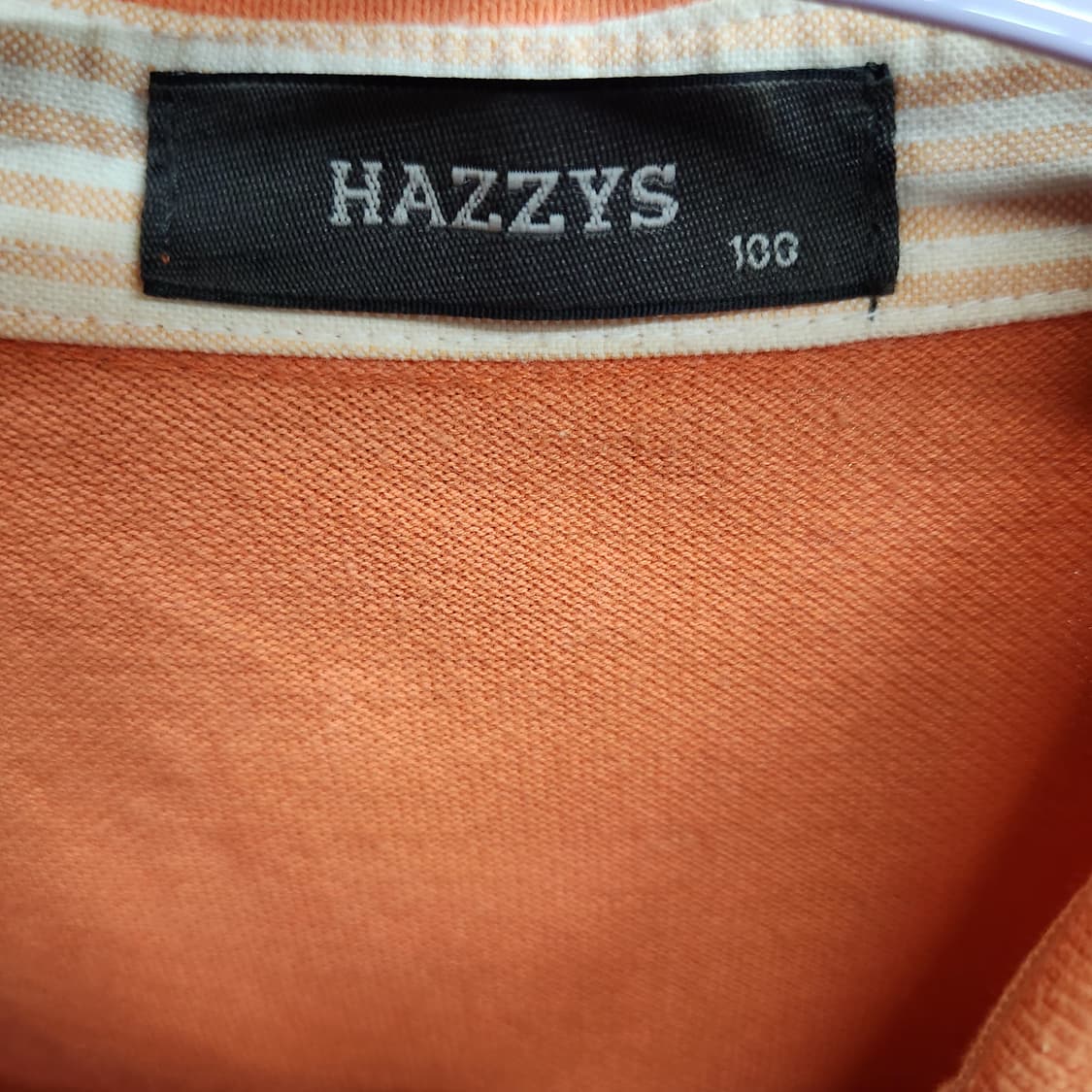 헤지스 로고자수 반팔카라 100(L) 상품이미지5