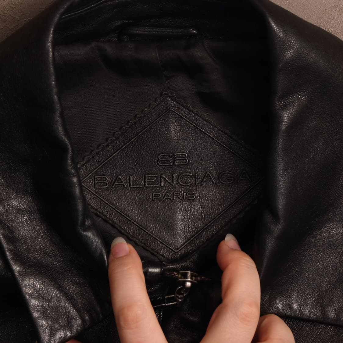 발렌시아가 집업 블레이저 레더자켓 A1648 상품이미지3