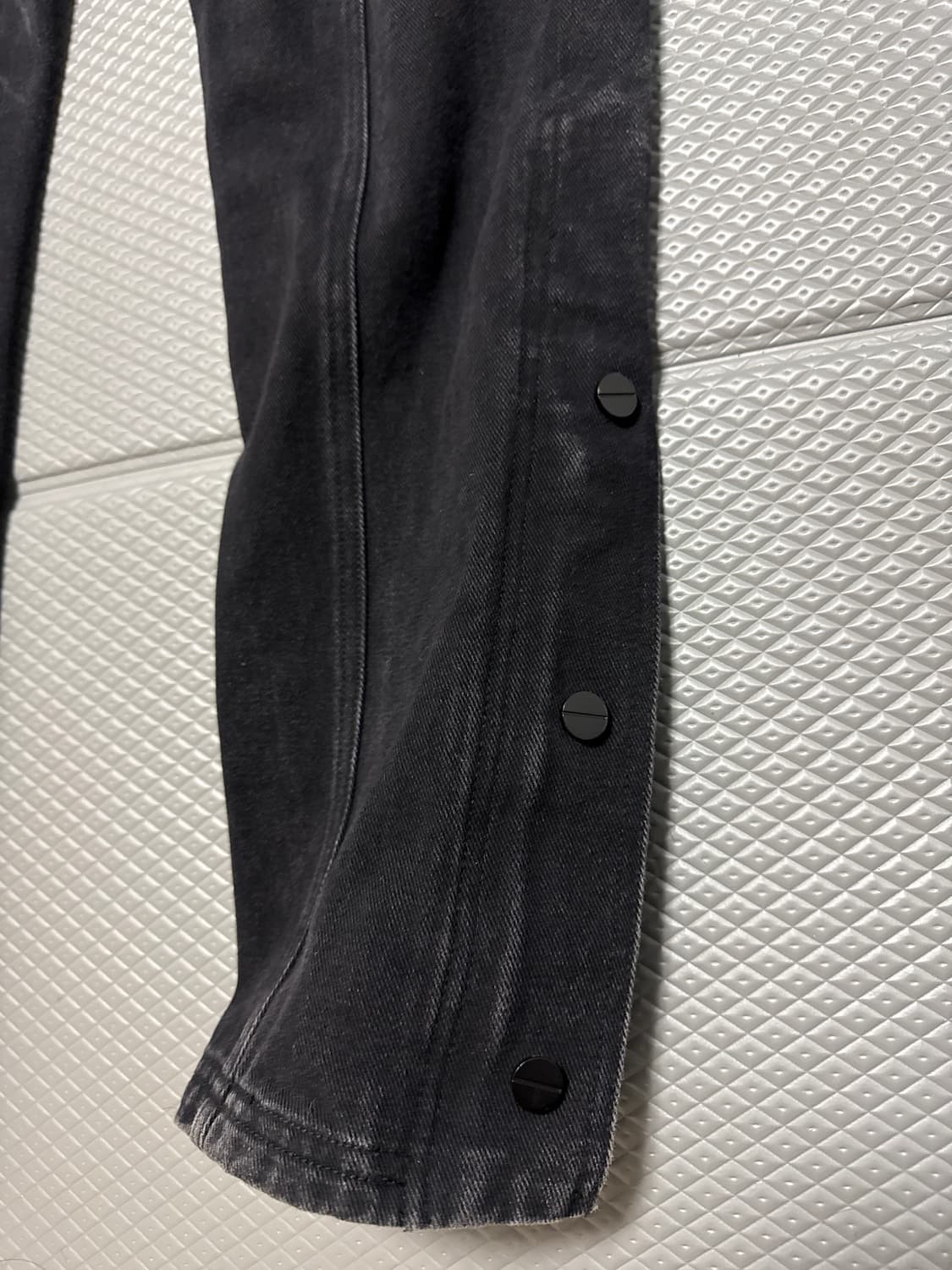 46size 우영미 블랙 바이커진 상품이미지4