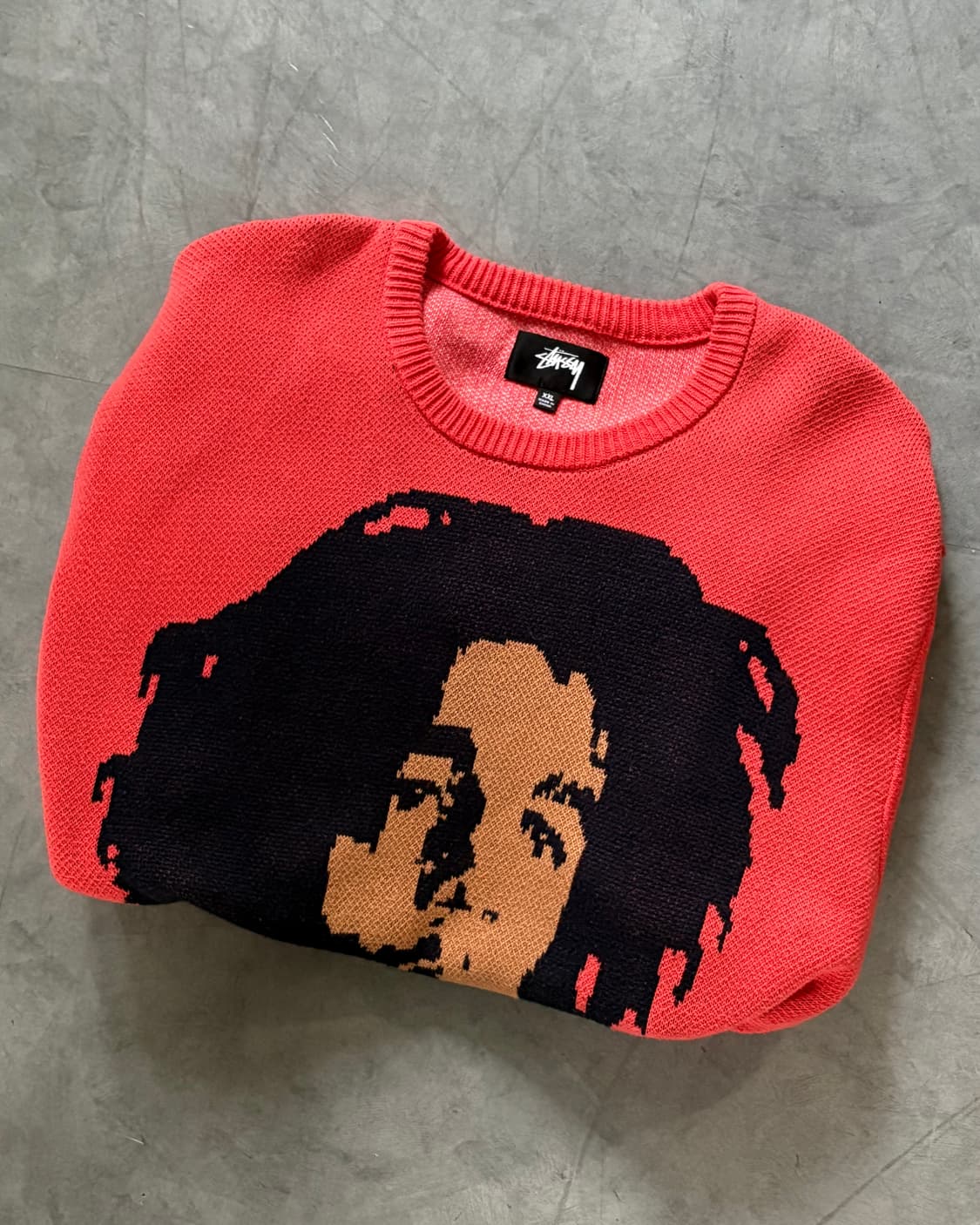 Stussy 스투시 밥 말리 레드 스웨터  상품이미지8