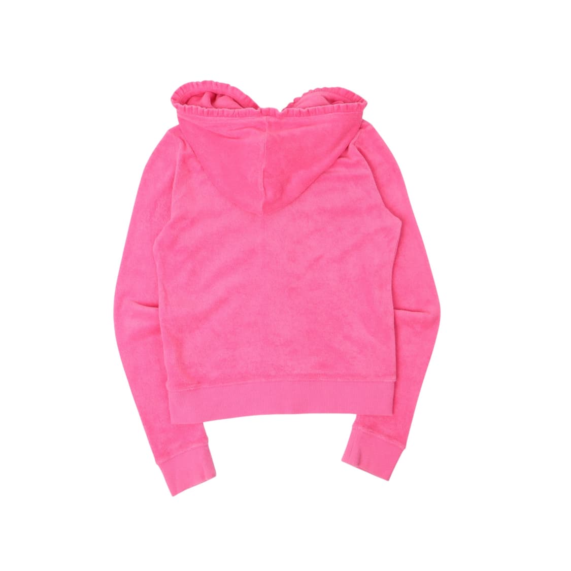 쥬시꾸뛰르 핑크 벨벳 타월 후드집업 상품이미지5