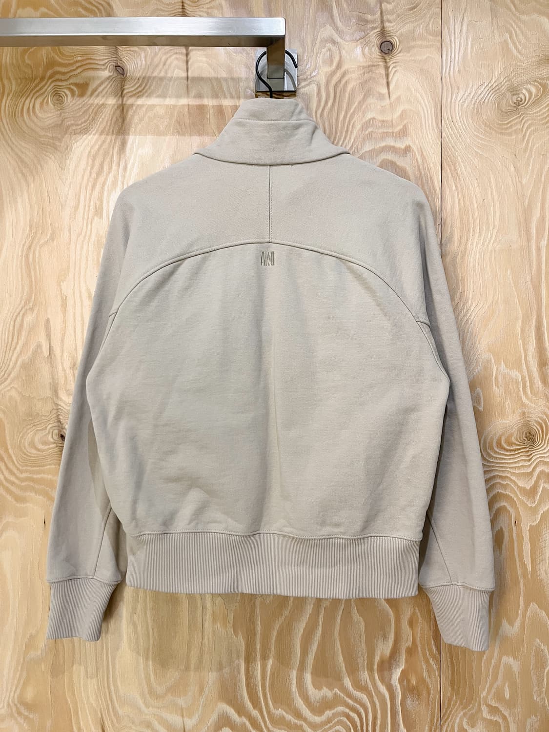 아미 22s/s 톤온톤 하프 집 스웻 상품이미지4