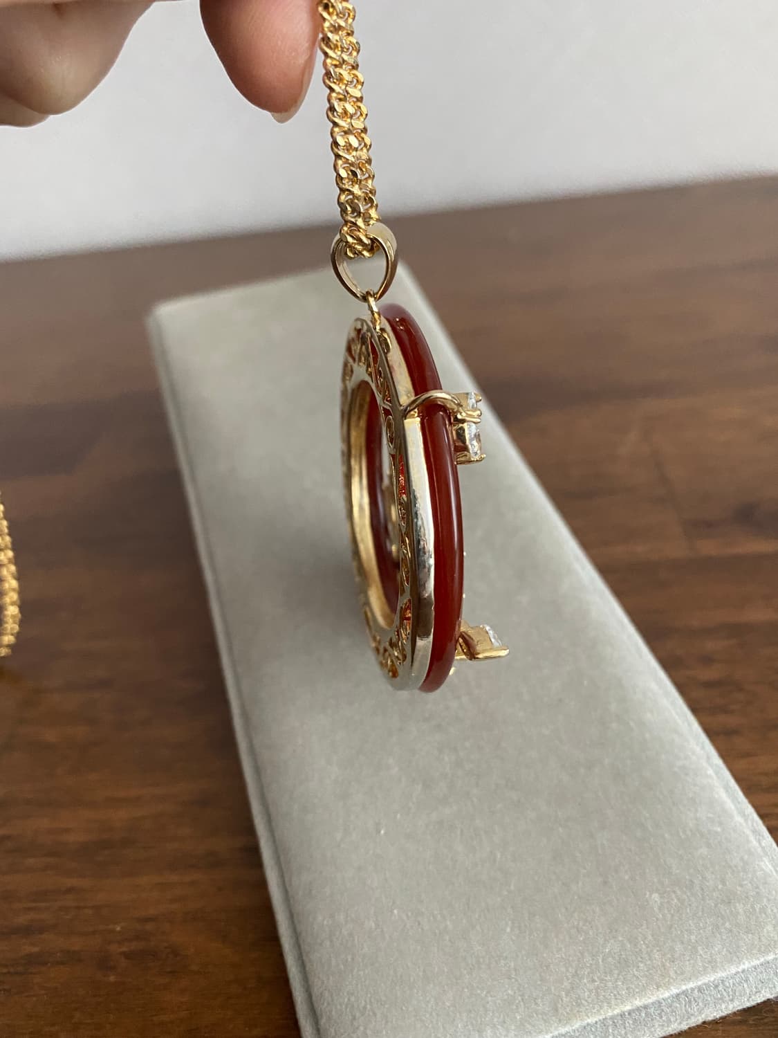 빈티지 악세서리 큐빅 펜던트 목걸이 상품이미지5