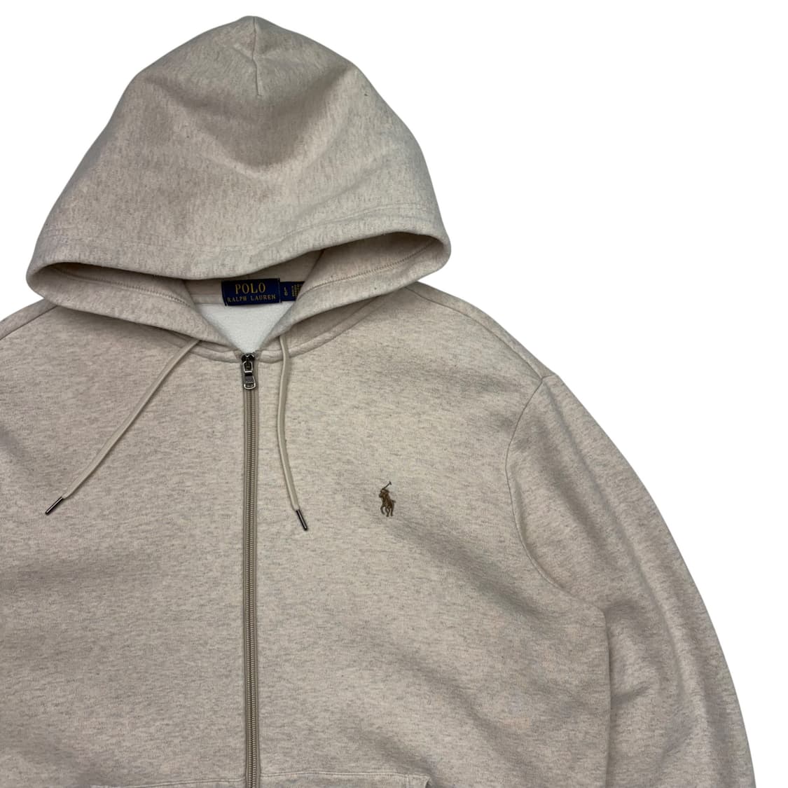폴로 랄프 로렌 오트밀 그레이 써멀 후드집업 L 상품이미지2