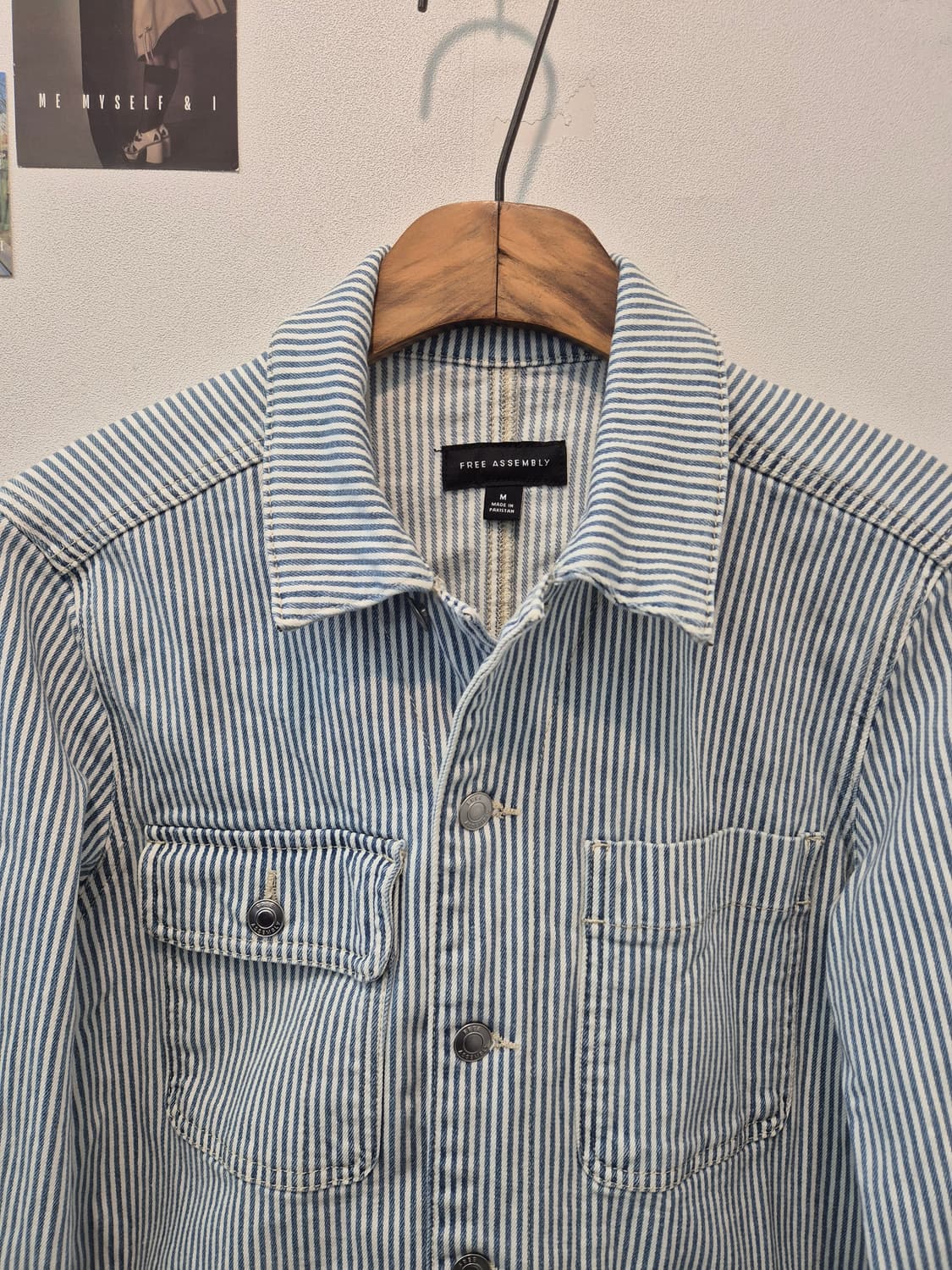 Free Assembly 스트라이프 패턴 자켓  M
 상품이미지2